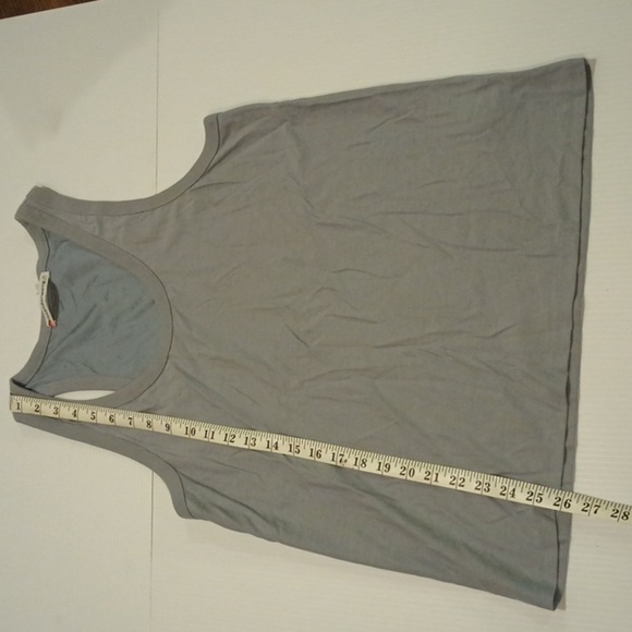 Alexander Wang Grey Loose Fit Tank Top A10 - Picture 2 of 6